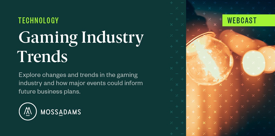 Gaming Industry Emerging Financial and Technology Trends