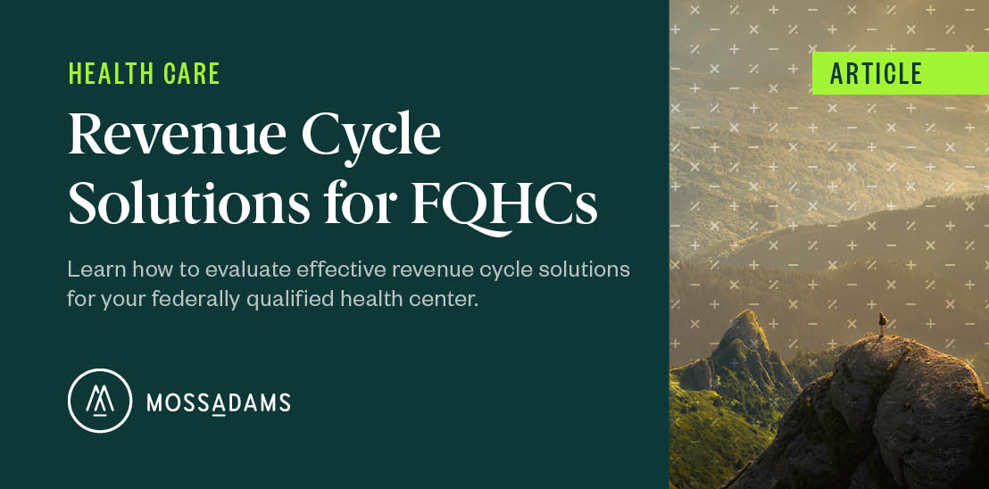 Billing Solutions for Federally Qualified Health Centers