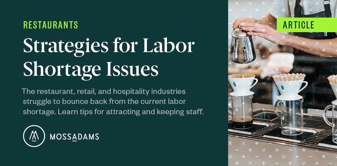 Labor Shortage Tips Restaurants, Retail, and Hospitality