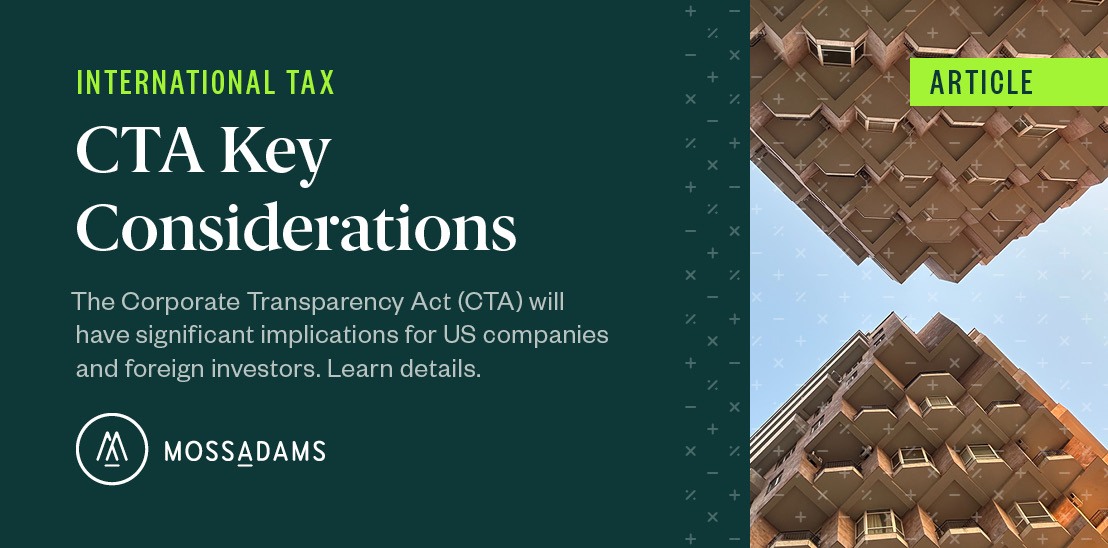 The Corporate Transparency Act Top 5 Considerations