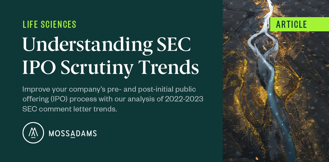 SEC Comment Letter Trends Executive Summary